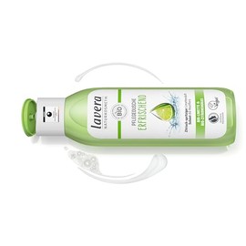 lavera Pflegedusche Erfrischend - Bio-Limette & Bio-Zitronengras - Naturkosmetik - vegan - Duschgel - pH-hautneutral - reinigt besonders sanft - 1 x 250 ml (Packung mit 5)