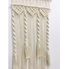 Winterdemoon Handmade Cotton Home Decor Macrame Wall Hanging Beige