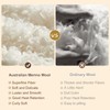 YOUR MOON 100% Pure Wool Blanket King Size, Australian Organic