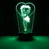 Miss Boop LED Lamp Color Changing USB Night Light and
