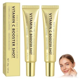 2PCS Sérum potenciador de vitamina C, iluminador, tónico hidratante para un brillo radiante, mejora el tono y la suavidad de la piel, Contiene esencia iluminadora e ingredientes antiarrugas