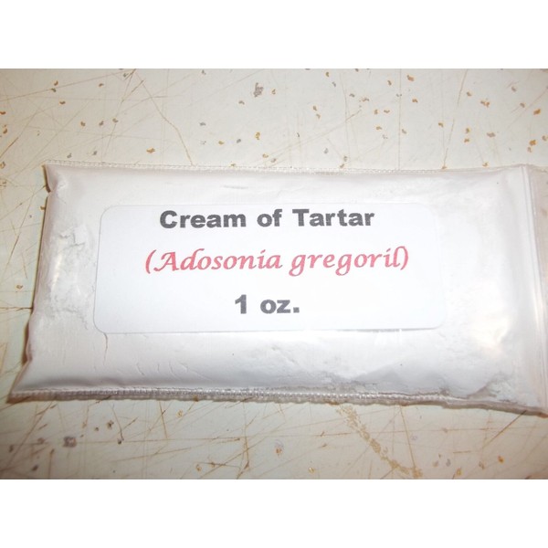 Cream of Tartar 1 oz. Cream of Tartar (Adosonia gregoril)