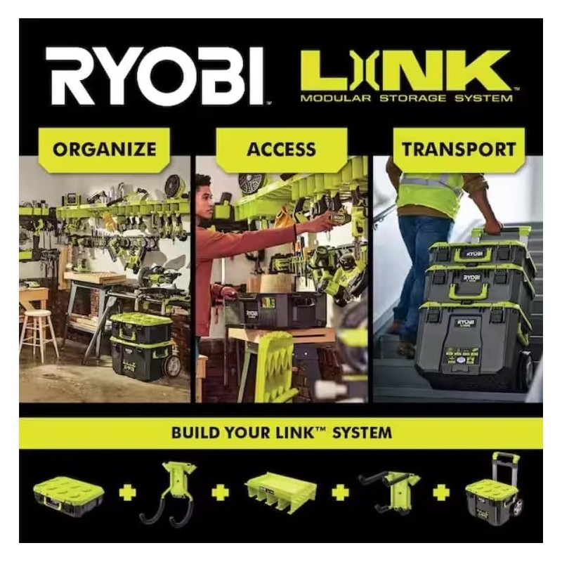 Ryobi Reversible J Hook Non-Slip Coating Steel Hook 15 lb.Weight
