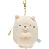 San-X Sumikko Gurashi Pass Case with Plush Reel Cat PB69304
