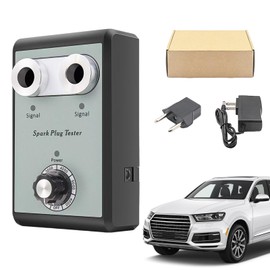 Car Spark Plug Tester,Plug Analyzer Plug Tester with Double Plug | Precision Compact Spark Tester for Family SUVs Commercial Vehicles