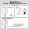 Ecobay Programmable Wireless Thermostat with Receiver, for Boilers, Electric &