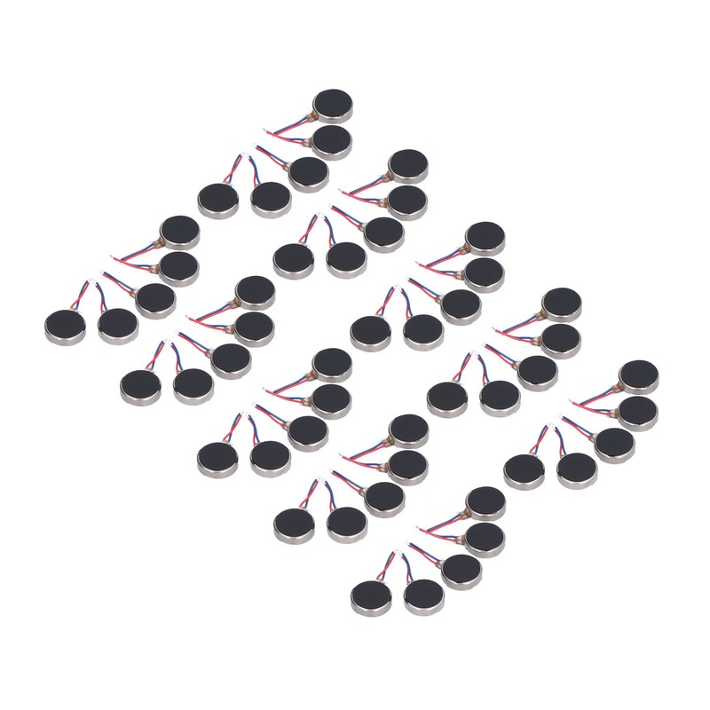 50Pcs Mini Vibration Motors DC 3V 10x2.7mm Anti Interference Small