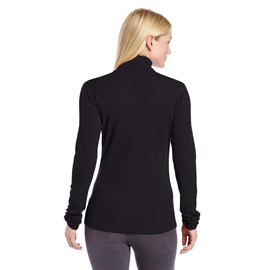 Minus33 Merino Wool Sequoia Women's Midweight 1/4 Zip Black Large