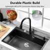 ZGGAZCA 4Pcs Sink Hole Cover Plastic Faucet Caps Kitchen Plug