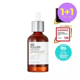MISSHA [LIVE단독패키지][미샤] 비폴렌 리뉴 앰풀러 40ml [LIVE Exclusive Package][Missha] Bee Pollen Renewal Ampoule 40ml