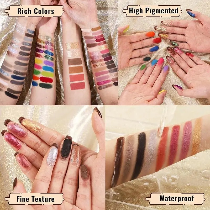 Paleta De Sombras De Ojos Ucanbe Pretty Pro, 86 Colores
