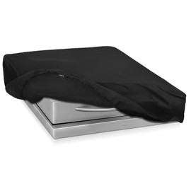 Loebelle Burner Covers for Blaze Single Side Burner Built-in 12 Inch, Heavy Duty Grill Burner Cover Waterproof Windproof （Black）