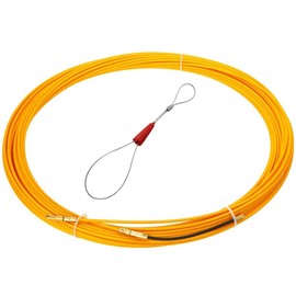 RUNCCI-YUN Cable retraction aid 20 m with guide spring eyelet nylon retractable wire cable