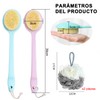 Cepillo corporal,cepillo corporal para baño,cepillo para la espalda ducha, 2
