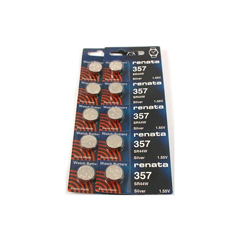 #357 Renata Watch Batteries 10Pcs
