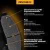 RIDEX Brake Pads Set Brake Blocks Brake Stones Set Rear