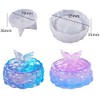 Round Trinket Box Epoxy Mold with Angel Wing Lid DIY
