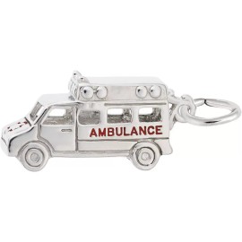 Rembrandt Sterling Silver Ambulance Charm by Rembrandt