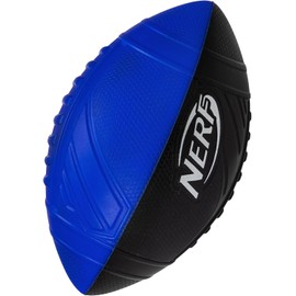 Nerf Pro Grip Football, Blue, Classic Foam Ball, Easy to Catch & Throw, Sports Toys, Christmas Gifts or Stocking Stuffers for Kids