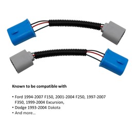 (2) iJDMTOY 9004 9007 HB5 To H13 9008 Pigtail Wire Wiring Harness Adapters Compatible With 9007/H13 Headlight Conversion Retrofit