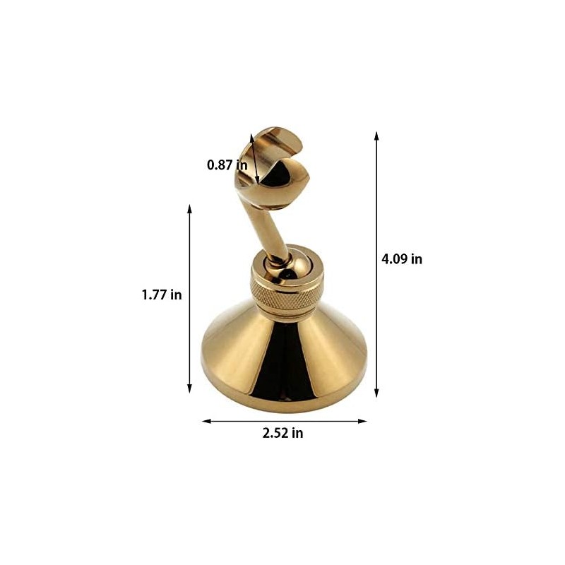 Universal Bathroom Adjustable Shower Head Wall Mount Holder Base Removable