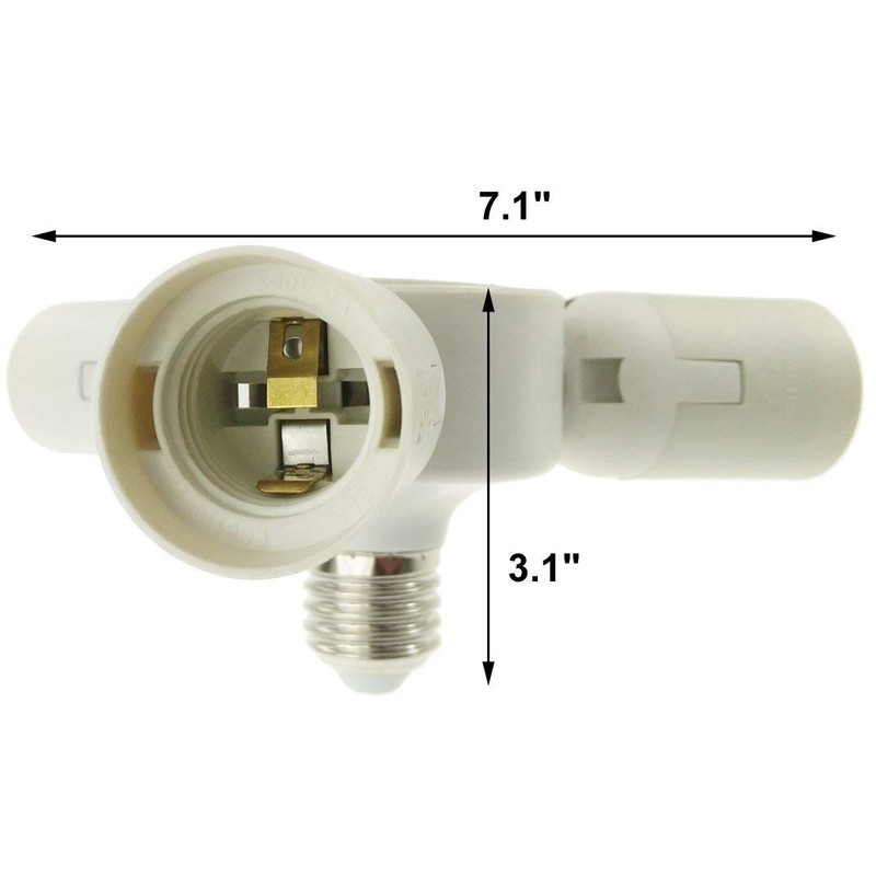 YI LIGHTING - 3 in 1 E26/E27 Socket Splitter Use