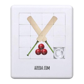 Azeeda 'Cricketschläger und Bälle' Schiebepuzzle (PZ00033561)