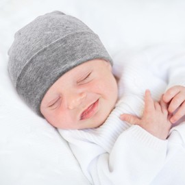 DRESHOW BQUBO 8 Pack Unisex Baby Beanie Sombreros Infant Toddler Kid Sombreros Baby Soft Cute Knit Cap Nursery Beanie