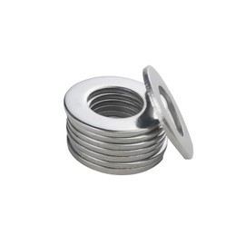 Fajoeda Pack of 25 Flat Washers M10, Large Washers Stainless Steel M10 A2 V2A 304 Washer for Screws, Nuts, Threaded Rod, M10 x 20 mm x 1.5 mm