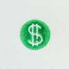 TG,LLC Treasure Gurus Fast Drying Bright Green Ink Dollar Sign