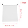 HUJYO 12 Pcs Clear Shoe Bags for Travel,11.8in X 15.7in