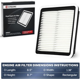 WISAMIC Engine Air Filter Compatible with Subaru: Outback(2005-2018), Forester(2009-2018), Legacy(2008-2018), WRX(2015-2018), XV Crosstrek (2013-2015), Tribeca(2006-2014), WM997, Replace CA9997