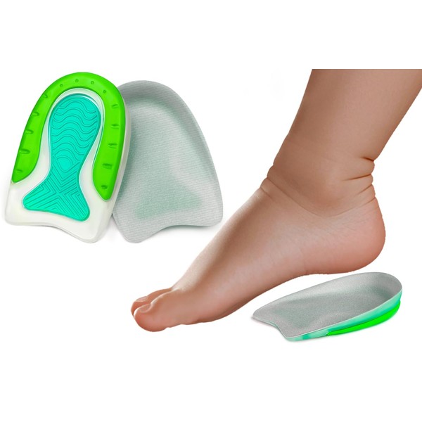 Beautulip Kid’s Heel Cups - Soft Silicone Heel Inserts for