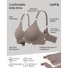 Vertvie Bras for Women - Wireless Bra with Support Seamless