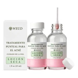 2pzs Weud Loción Antiacné Seca Barros Y Espinillas 29ml