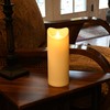 LumaBase Battery Operated 12" Pillar Candle with Moving Flame