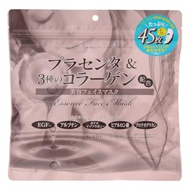 ALOVIVI Beauty Face Masks Combining Placenta and 3 Types of Collagen, 45 Sheets