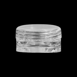 Clear cosmetic cream portioning container, empty bottle, 3g, travel size / 투명 화장품 크림 소분 용기 공병 3g 여행용