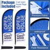 Buryeah 2 Pack Open House Flags Signs for Real Estate