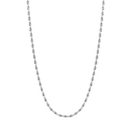 Monily Rope Chain Necklace for Women Stainless Steel 1.5 mm 26 Inches Twist Chain Necklace