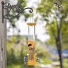 2PCS Plant Hangers Outdoor Plant Hooks for Wall/Fence, Hummingbird Hanging
