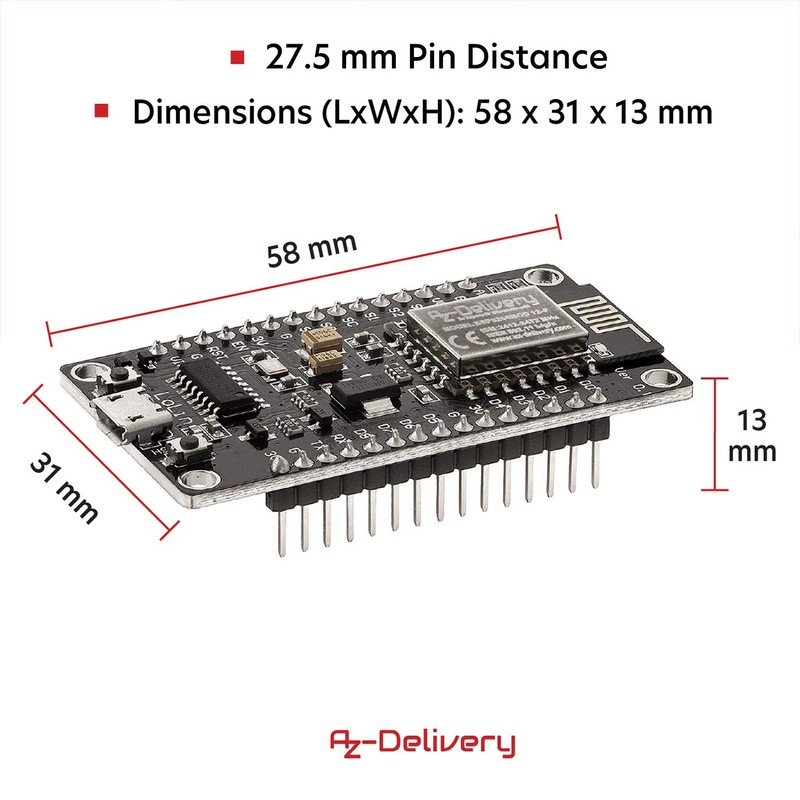 AZDelivery NodeMCU Lua Lolin V3 WiFi Parent