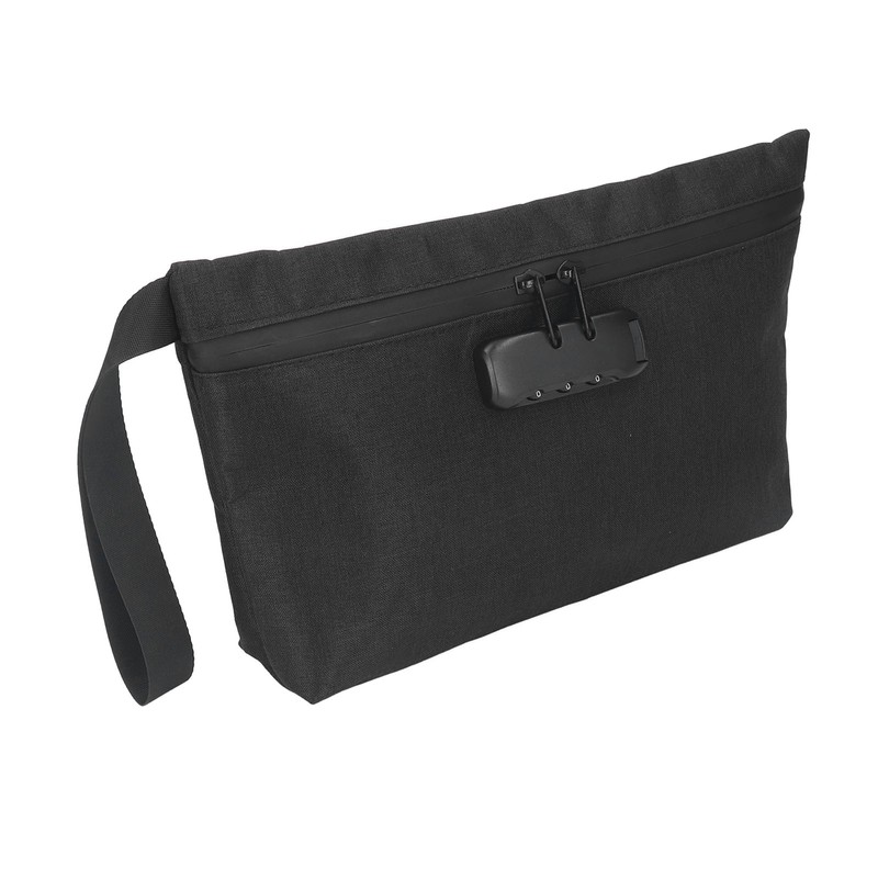Smell Proof Bag with Combination Lock Carbon Lined Odor Proof