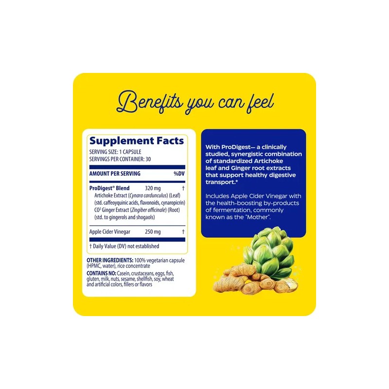Enzymedica Gut Motility Refuerzo Gastrointestinal 30cap Sabor Sin Sabor