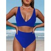 Hilinker - Traje de baño de bikini de leopardo para