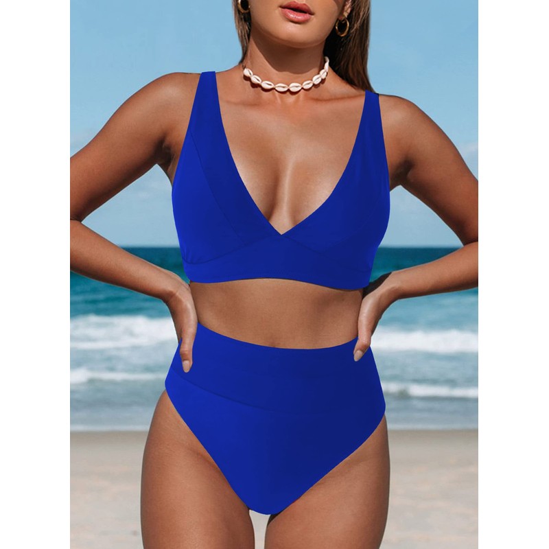 Hilinker - Traje de baño de bikini de leopardo para