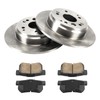 PHILTOP Rear Brake Pads and Rotors kit Fit for Acura