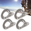 4 Pcs Climbing Hanger Stainless Steel Durable Rock Climbing Accessories