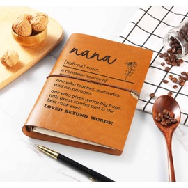ZVMIS Nana Definition Recipe Gifts-Birthday Retirement Mothers Day Christmas Gifts for Grandma Gigi Mimi-Nana A Constant Source Of-Removable Recipe Notebook-Blank Recipe Book-Binder Cookbook
