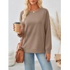 Trendy Queen Womens Sweatshirts Crewneck Hoodies Casual Sweaters Long Sleeve
